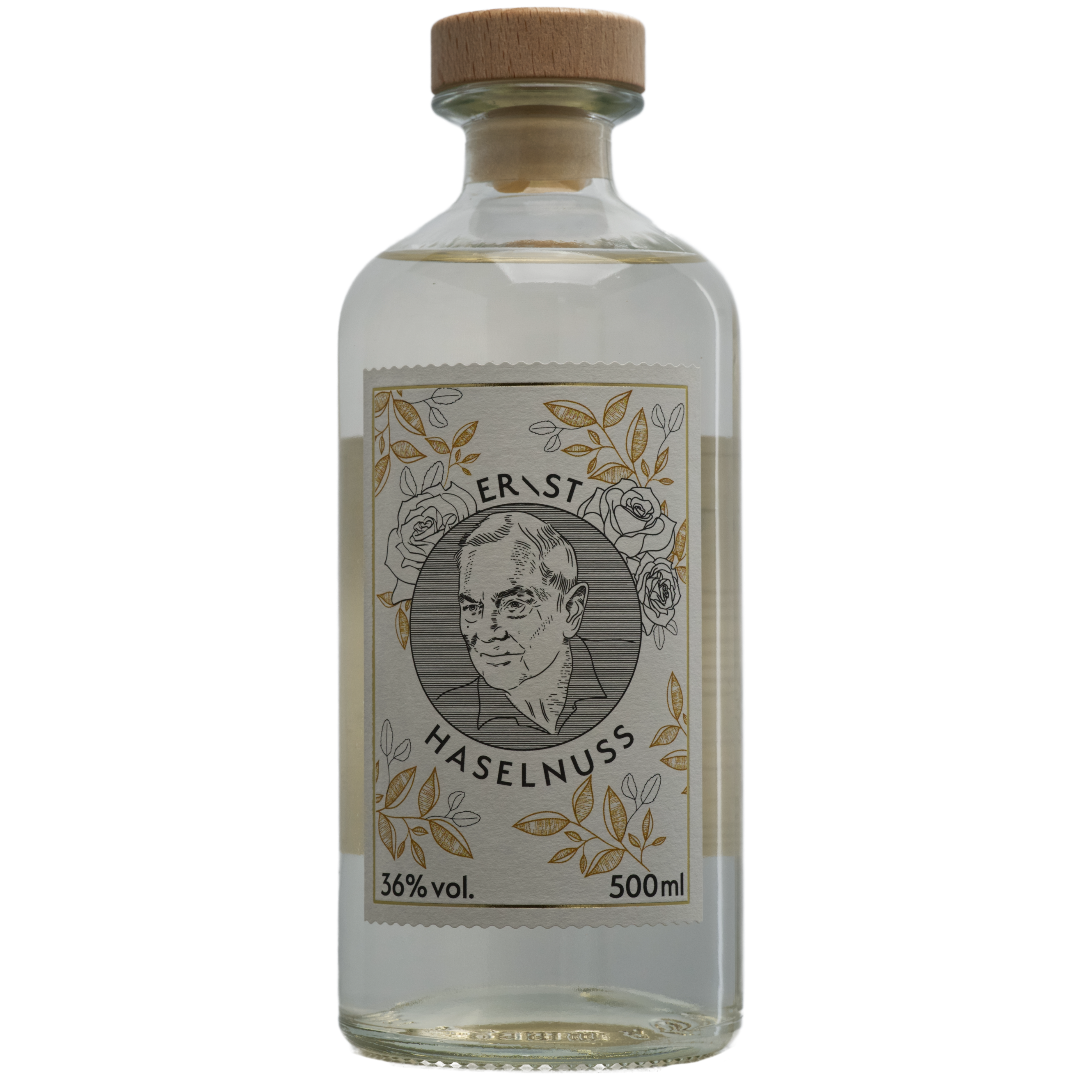 ERNST Haselnussgeist mit Schokonote 50ml | 500ml | 36 % Vol.