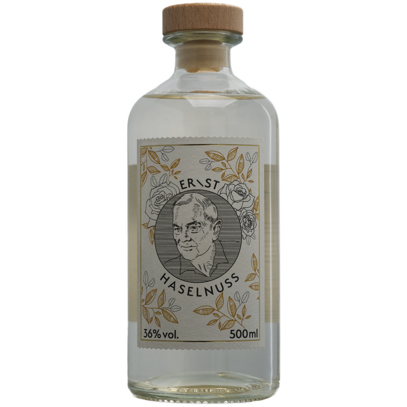 ERNST Haselnussgeist mit Schokonote 50ml | 500ml | 36 % Vol.